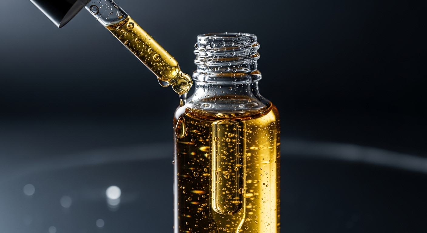AI ile skincare ürün yakın çekimi