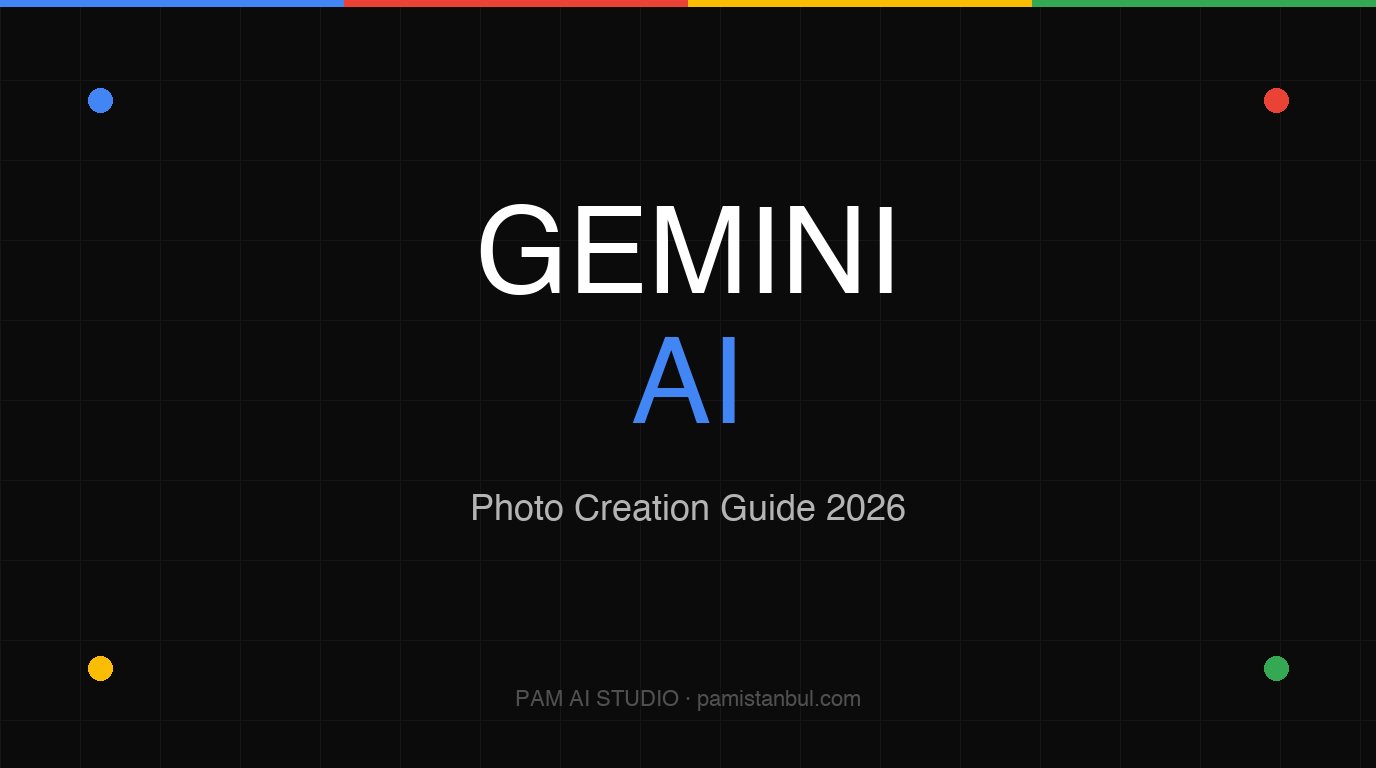 Gemini ile AI fotoğraf yapma rehberi 2026
