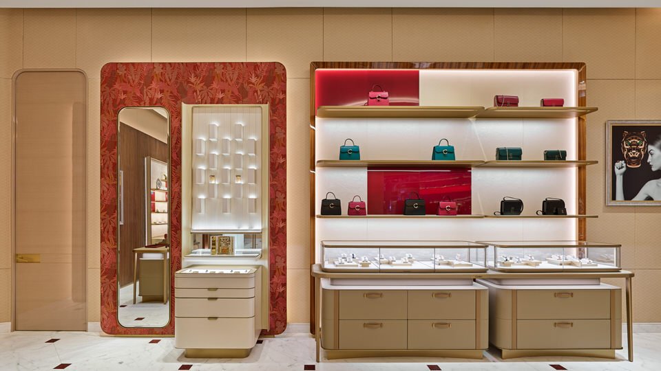 Cartier butik iç mekan — lüks marka deneyimi · PAM İstanbul.