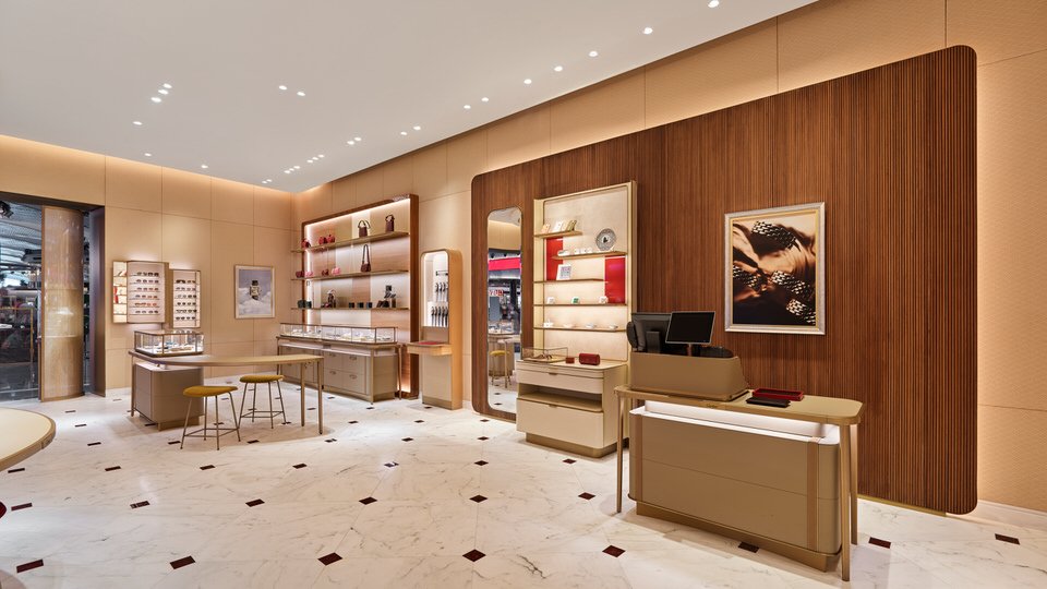 Cartier butik vitrin tasarımı · PAM İstanbul.
