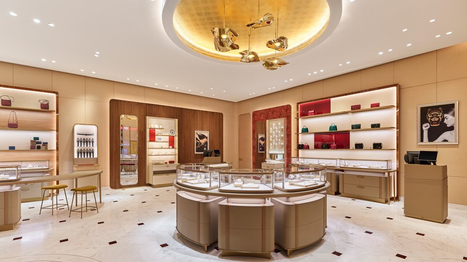 Cartier butik mimari detay · PAM İstanbul.