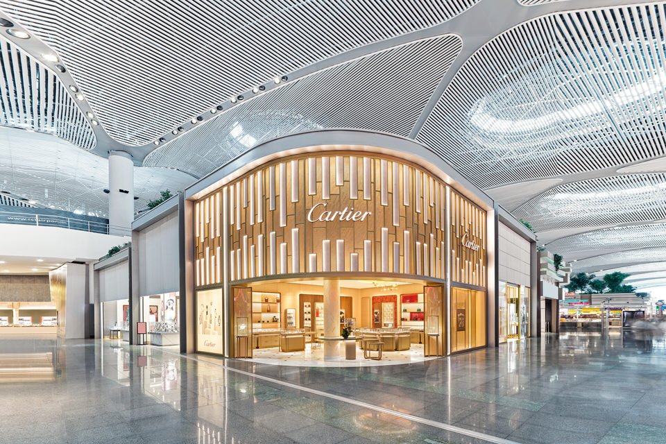 Cartier butik ortamı — geniş açı · PAM İstanbul.