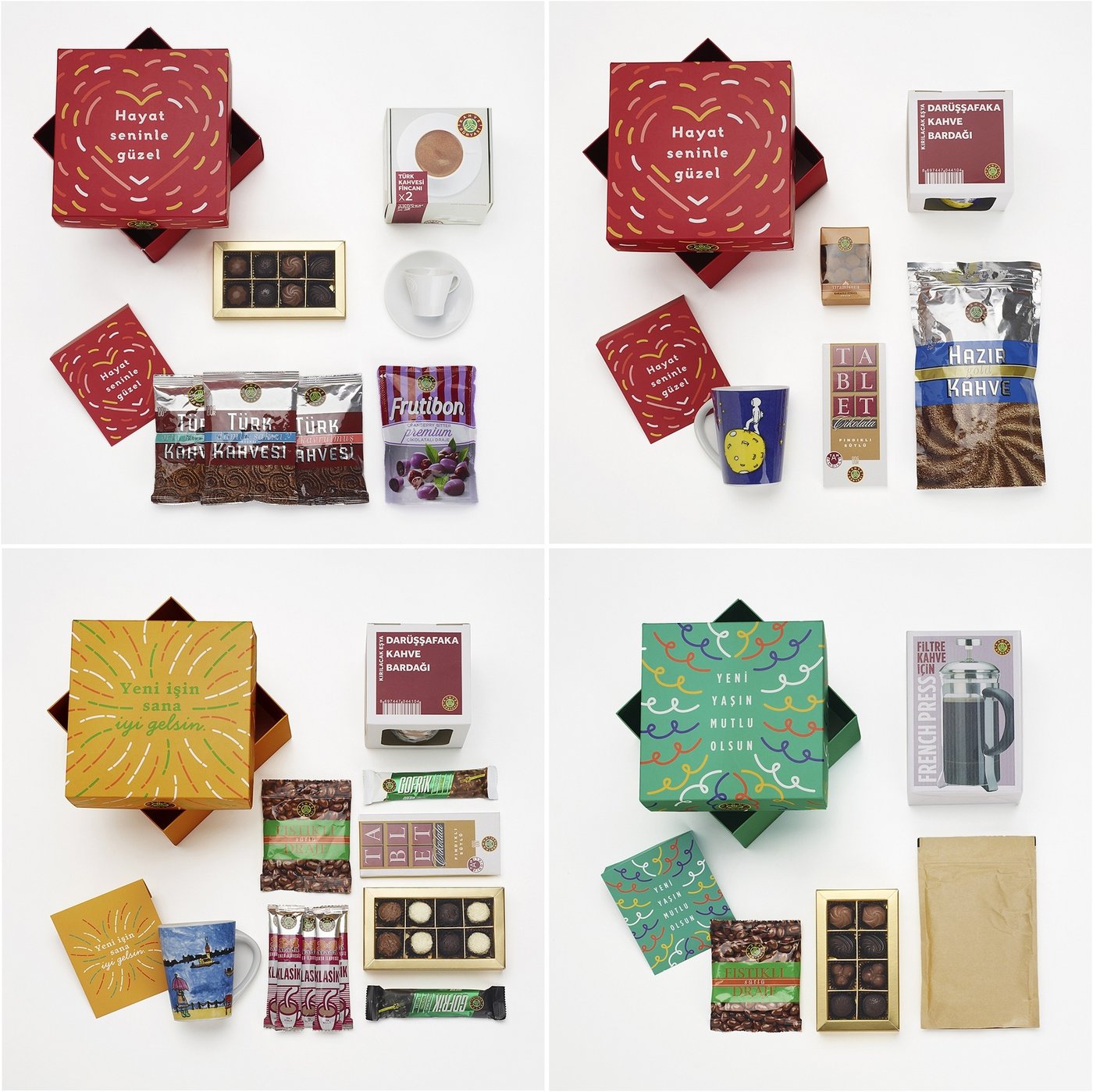 Hediye kutusu gourmet set İstanbul still life
