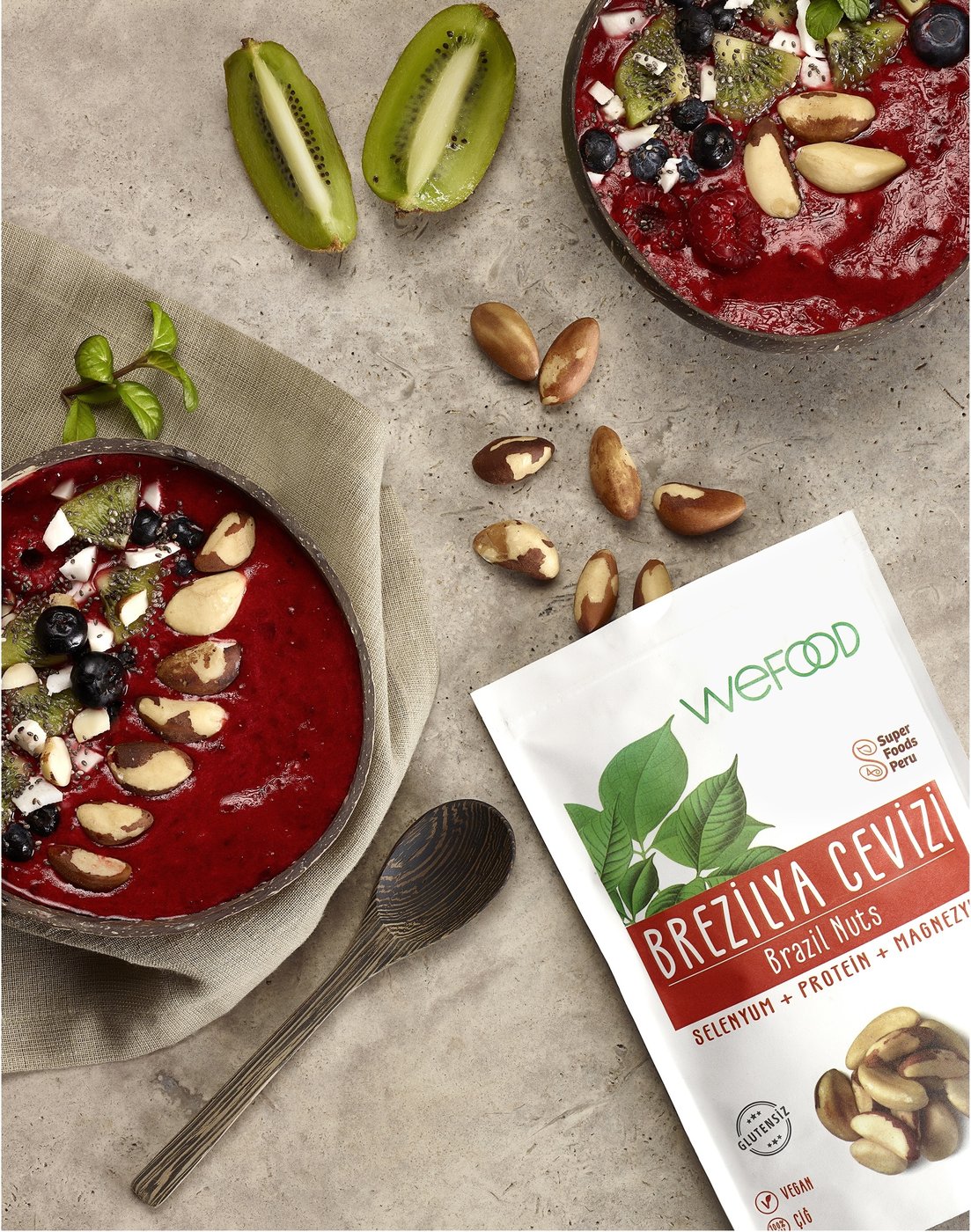 WeFood Brezilya cevizi acai still life — İstanbul
