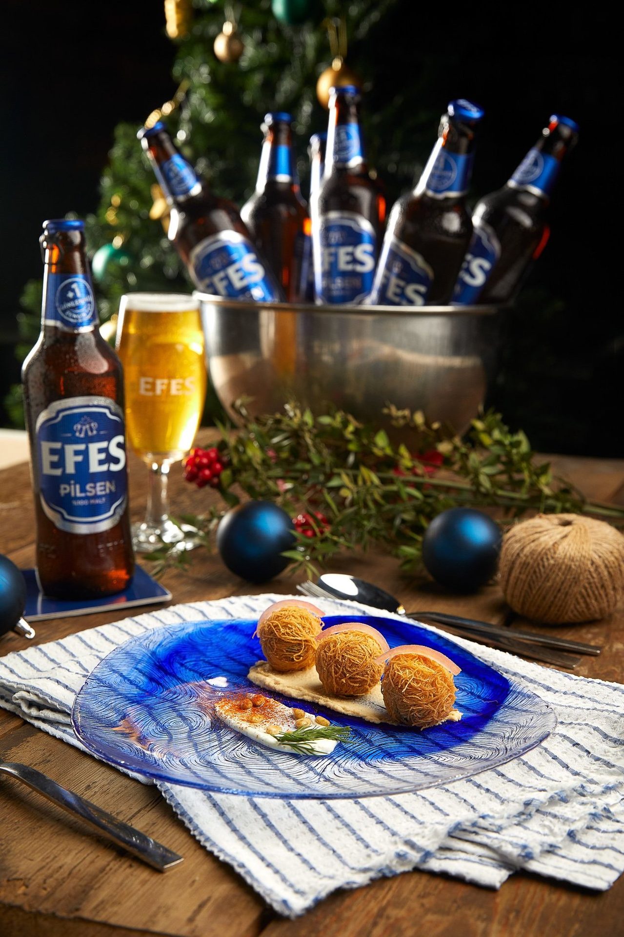 Efes Pilsen sofra detayı