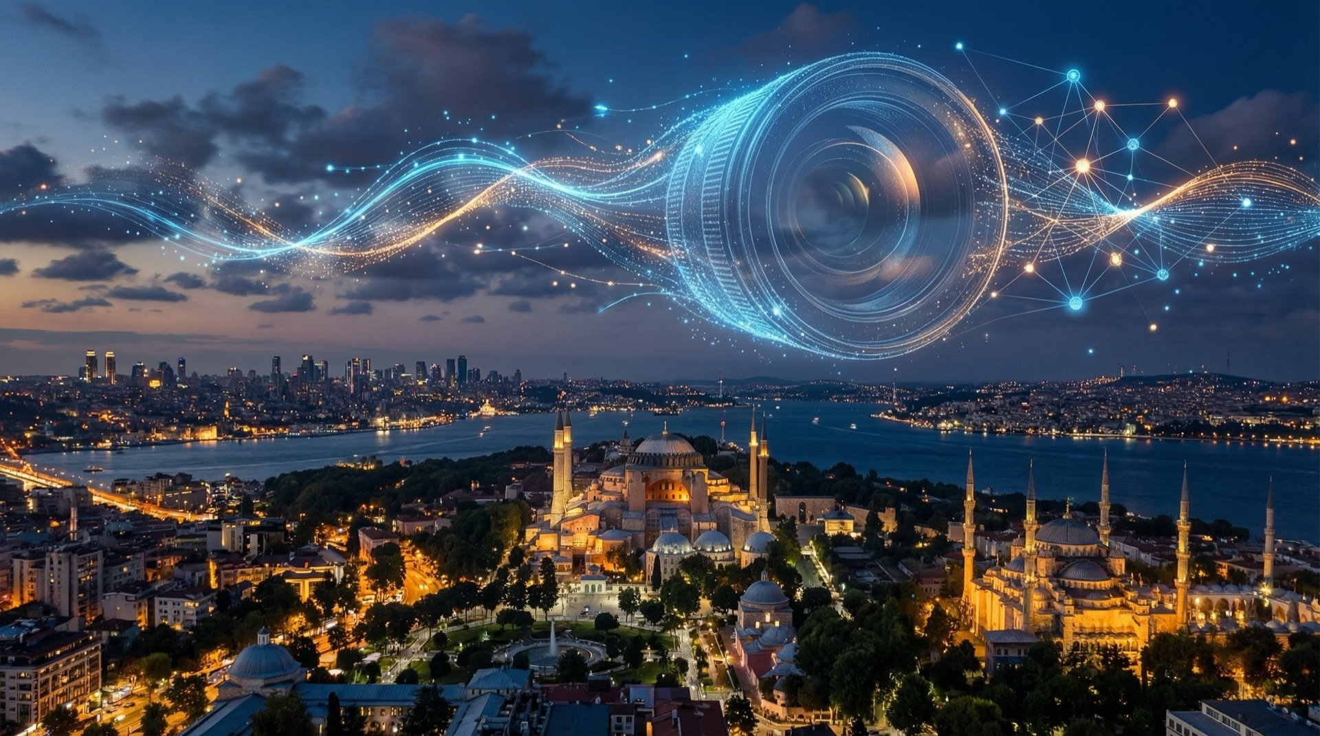 Hibrit prodüksiyon İstanbul hava çekimi