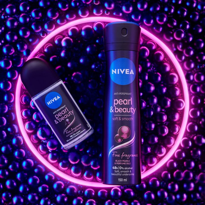 Nivea neon ışık kompozisyonu