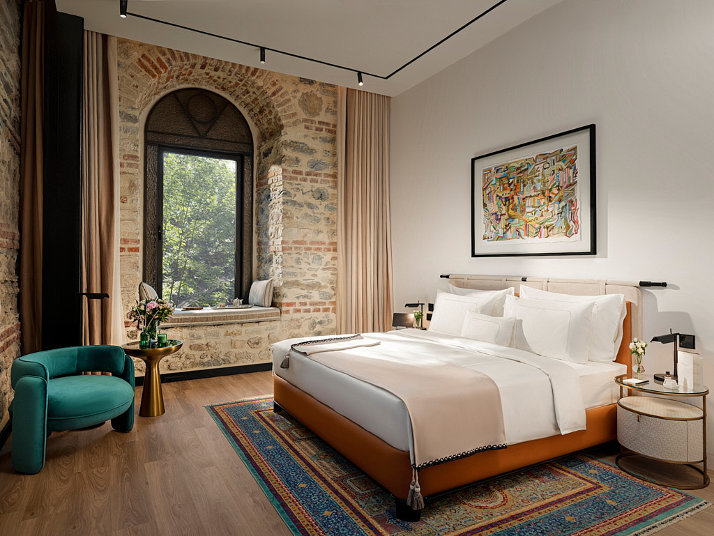 Sedat Yamak — Architecture Photography — Istanbul Hotel Modern Architecture Photography Interior 2.