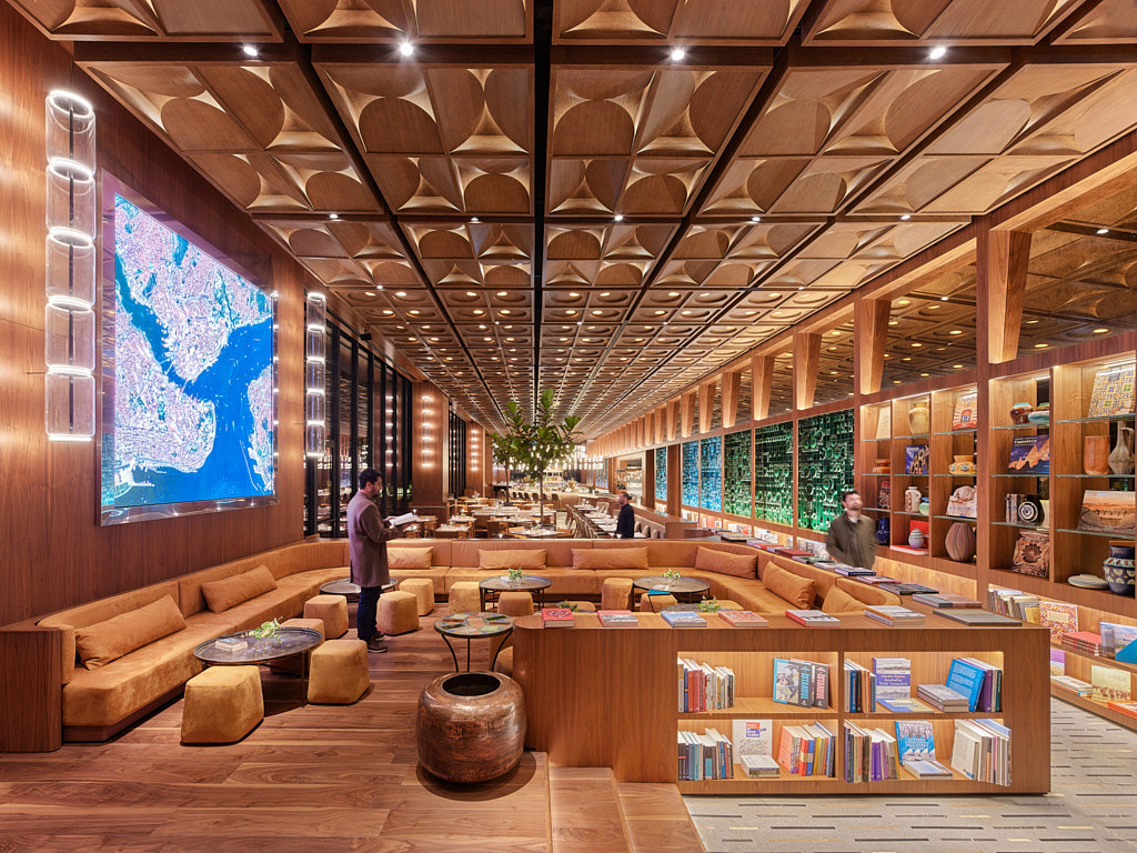 Sedat Yamak — Architecture Photography — Istanbul Restaurant Modern Architecture Photography Bizistanbul Interior.