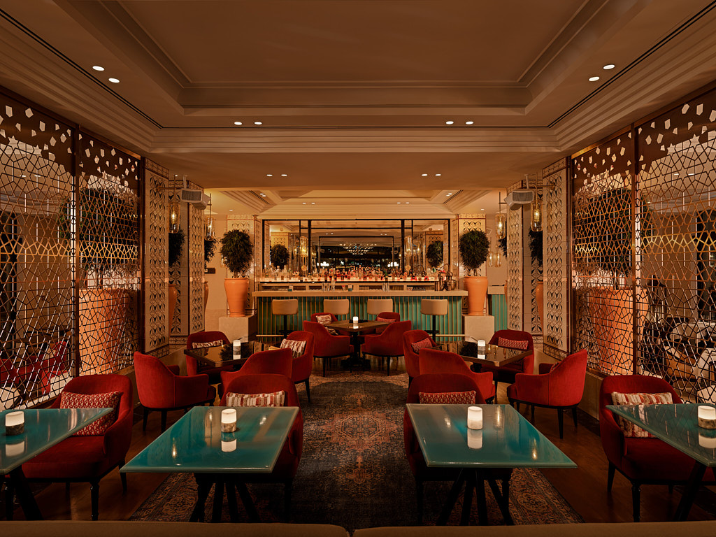 Sedat Yamak — Architecture Photography — Istanbul Restaurant Modern Architecture Photography Çırağan Interior 2.