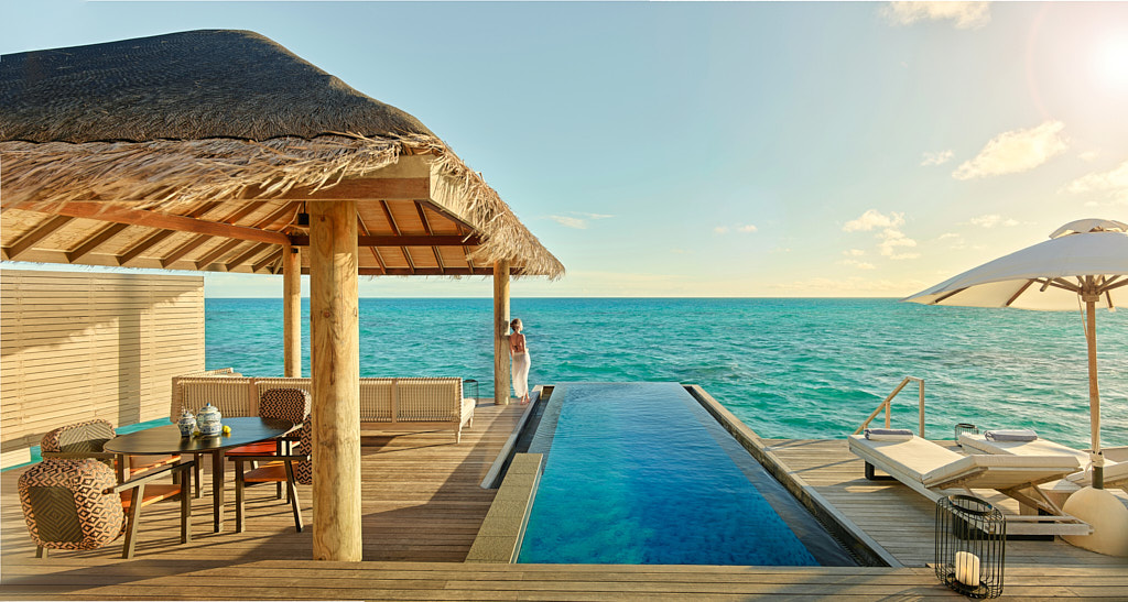 Sedat Yamak — Architecture Photography — Maldives Hotel Modern Architecture Photography Exterior.