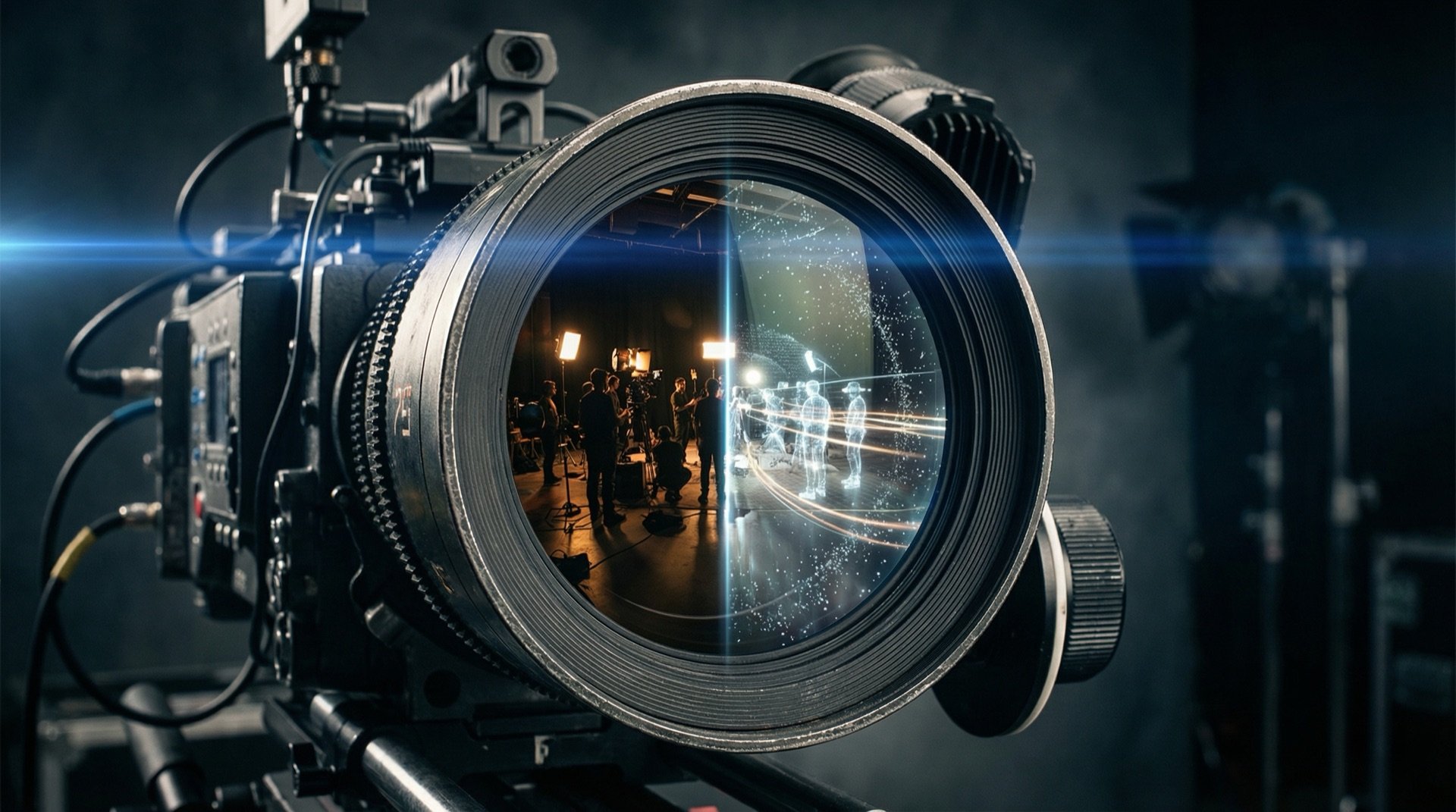 Yapay zeka reklam filmi kamera ve lens